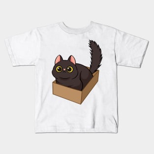 Cat in the box Kids T-Shirt